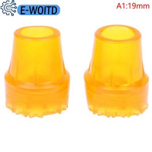 E-WOITD 2pcs 19mm 22mm Antiskid Rubber Crutch Tip Pad Durable Rubber Anti-Slid Heavy Duty Canes Replacement for Walking Stick Crutch End