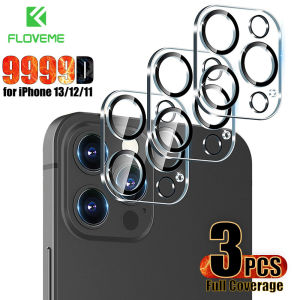 FLOVEME 3/2/1 Pieces Camera Lens Protector for IPhone 15ProMax 15 Plus 14 Pro Max 13 Mini 12 11 Tempered Glass Anti Scratch Camera Films
