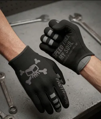 GLOVE PRINTING SARUNG TANGAN TRAIL SEPEDA MTB CROSS DOWNHILL