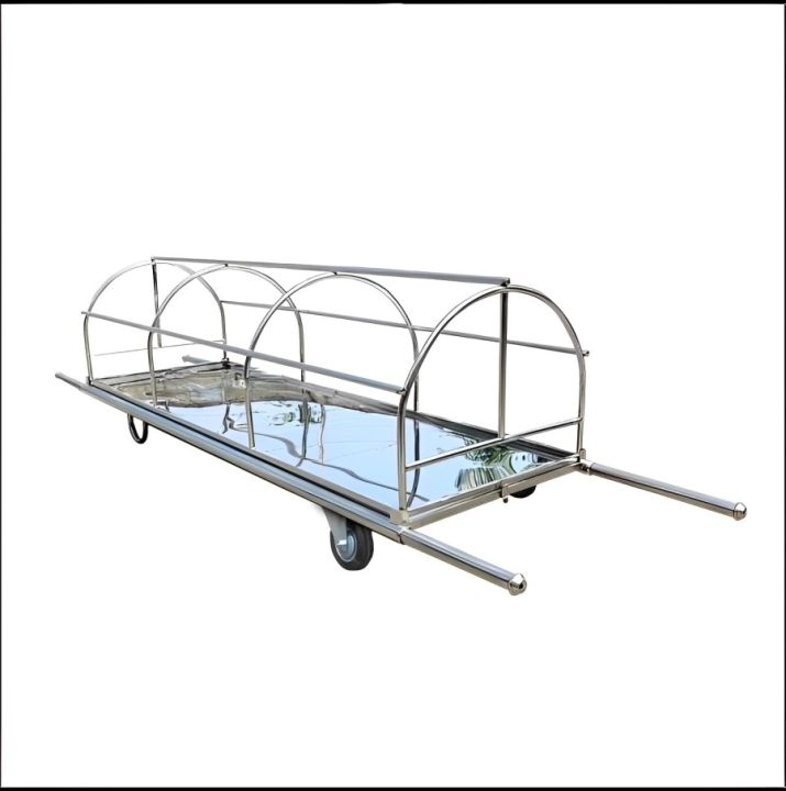 keranda mayat ss / Keranda jenazah stainless memakai roda | Lazada ...