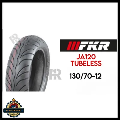 [FKR] 130/70-12 120/70-12 JA120 ELIT FKR TUBELESS TYRE TAYAR