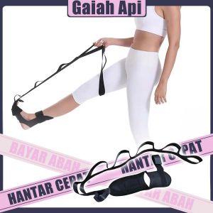 Premium Stretch Belt Supportive Foot Restraint Leg Exercise Gear