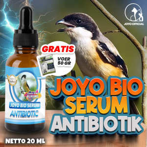 OBAT BURUNG SAKIT | VITAMIN BURUNG | BULU NGEMBANG | BURUNG LESU | BURUNG KURANG AKTIF | BIO SERUM ANTIBIOTIk (OBAT BURUNG SAKIT) 20 ML