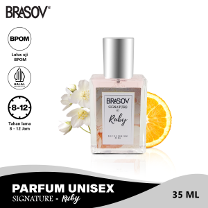 BRASOV Parfum Female 35 ML Eau De Parfume Signature Parfum Spray Halal BPOM XX-CT Bacccarat