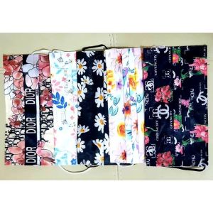 [hotsale] FLORA MIX 5IN1 DESIGN 3PLY HEADLOOP FACE MASK BFE95% DISPOSABLE BLACK HUJAB