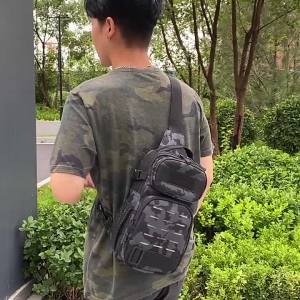 FE Camouflage Chest Bag Mens Outdoor Travel Sling Bag Crossbody Sports Backpack Small Tactical  Crossbody Casual Waist Bag Women