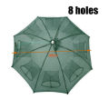 【COD/Original】Magic Fish Trap-Portable Fishing Net, Crab Fish Trap, Foldable Fishing Bait Trap Cast Net Cage with Nylon Rope for Catching Small Bait Fish Eels Catch Fish Crab Lobster Minnows Shrimp Cast Mesh 8 holes. 