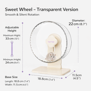 Tafit Hamster Running Silent Wheel Upgraded Version 3.0