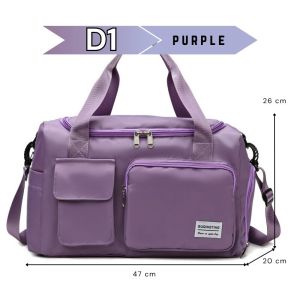 iFASHION 1484 Travel Duffle Luggage Duffel Waterproof Sport Yoga Gym Weekend Bag Beg Baju Pakaian Balik Kampung Bersalin