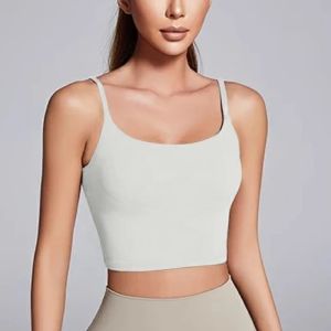 [LASYYOGA][padded] sports bra Womens Training Shockproof Deep U Back Yoga camisole