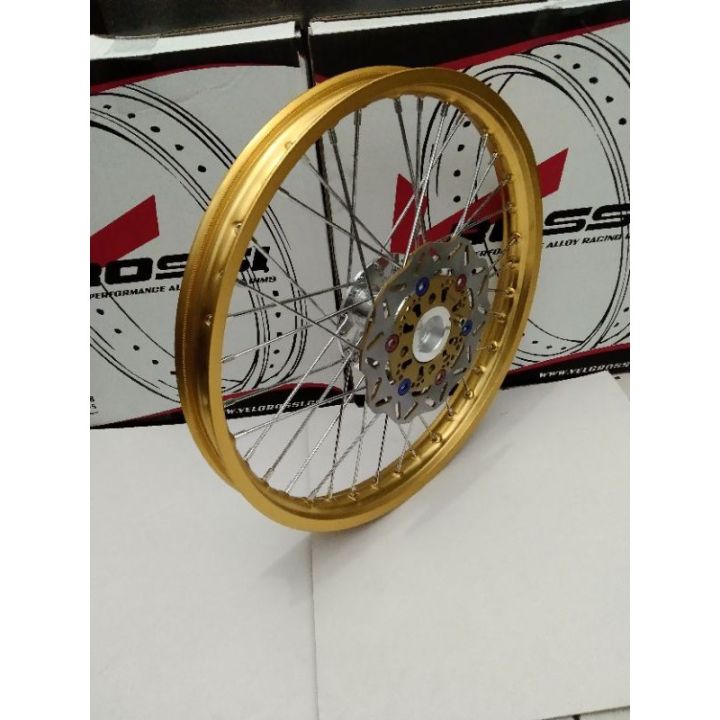 Velg Vleg Roda motor Honda ring 17 as 17 Rossi 140x17 gold depan