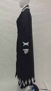 North Water Trading Corp. - Death God cosplay Kurosaki Ichigos clothes cos Clothing: The Black Cloak of Ichigo Kurosaki a Demon Slayer Cloak