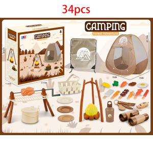 berkemah set pura-pura bermain dengan alat masak mainan berkemah set anak -Tenda Kemah Anak Kids Cooking Set Outdoor Cooking Set