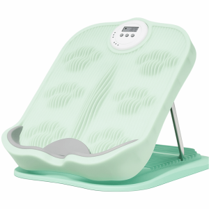 FIGHTINPC Adjustable Calf Stretching Board Non-slip 18 Levels Exercise Tilt Ramp Safe with Timing Leg Stretch Equipment Knee Over Toe Exercise