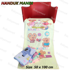 Babysmart - Handuk / Anak ukuran 100 x 50 cm Microfiber MOTIF PREMIUM Quality/Towel/Handuk mandi