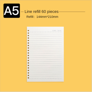 Thicken Binder Notebook Shell With Refill Hard Cover Notepad File Folder Stationery School Supplies