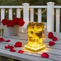 Simplelight 5 Inch Square Led Light Base - Light Base for Glass Art, Ideal Led Display for Vases - Lighted Base for Glass Art (5inch Square LED Vase Base Light, Soft White). 