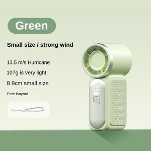 3000mAH X688 Portable Handheld Fan USB Rechargeable Mini Cooling Fan Adjustable Pocket Fan for Outdoor Travel Office Fan