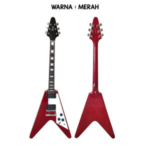 Gitar Kowe Elektrik Seri V410 SR Model V-Series