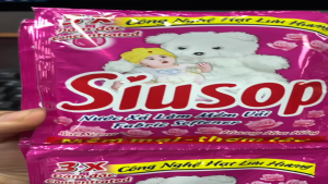 Nước xả Siusop Hương hoa hồng hồng 38G ( 1 DÂY 10 GÓI)