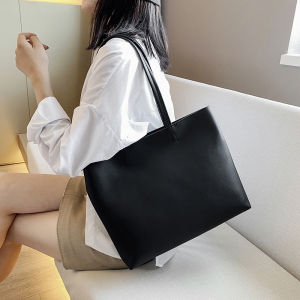 14in University Bag Large Capacity Work Leather Tote Bag