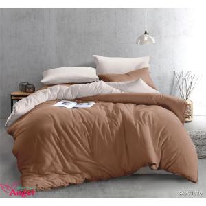 4in1 BROWN/BEIGE TWO TONED Bedsheet Plain Ho Quality Color Pure Cotton Duvet Cover Hypoalergenic