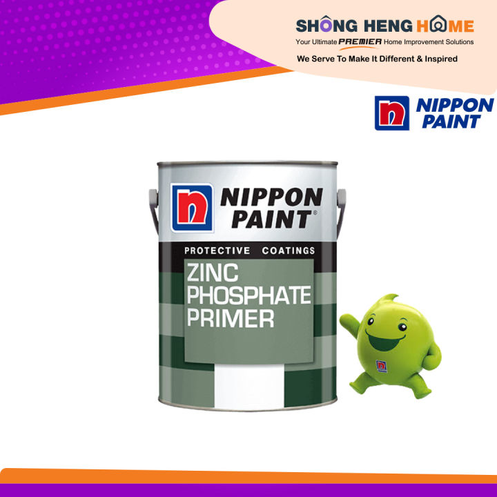 5L Nippon Paint Zinc Phosphate Primer Primer For Iron And Steel