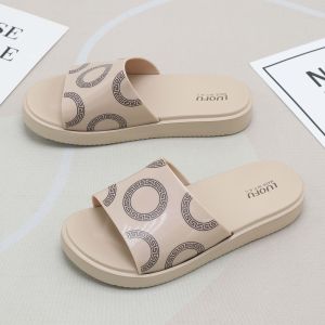 Chinese pattern mens and womens casual slippers outdoor slippers non-slip durable