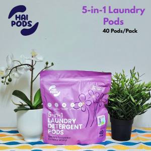 SG (40 pcs) Hai Pods Laundry Pods Laundry Capsule All In One Laundry Capsules All In One Laundry Pods Purple