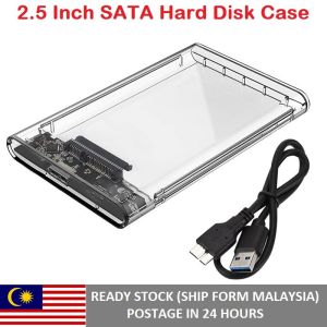 USB3.0 HDD Enclosure SSD HDD hard drive enclosure 2.5 inch  Serial Port SATA SSD Hard Drive Case external SSD docking station super fast Data transfer Support UASP LED indicator tool-free USB cable included