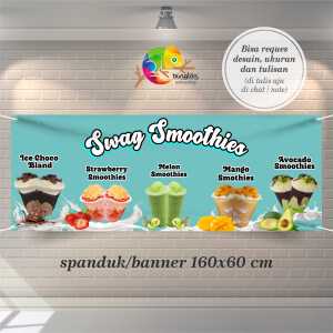Cetak Spanduk Banner Smoothies