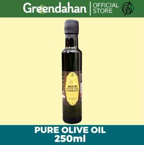 Greendahan Pure Olive Oil (GLASS BOTTLE) - All Natural Cold-Extracted 250ml