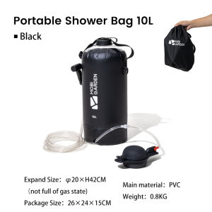 MOBI GARDEN Portable Shower Bag Large Capacity Outdoor Beach Bath