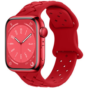 New Woven Silicone Sport Rubber strap for iWatch Series1/2/3/4/5/6/SE/7/8/SE2/9/10/SE3/11/Ultra123