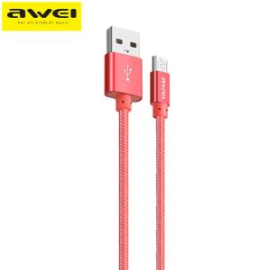 AWEI CL-10 30cm Fast Charging Data Transmission Braided Wire Micro USB Transfer Cable