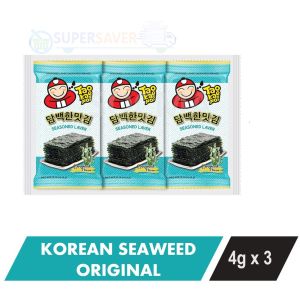 Tao Kae Noi Korean Seaweed 4gx3s (Original/Spicy)4g x 3