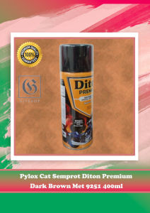 Pylox Cat Semprot Diton Premium Dark Brown Met V 9251** 400ml