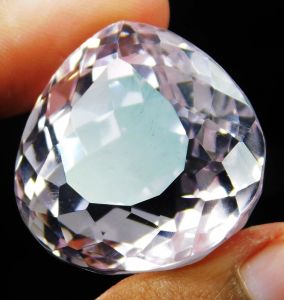 Natural Kunzite 75 Ct Brazil Pink Pear Cut Loose Gemstone