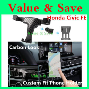 Honda Civic FE 2022 - 2025 Custom Fit Car Phone Holder Air Vent Aircond Mount Mobile Holder for 11th Civic FE 1.5E 1.5V 1.5RS Universal