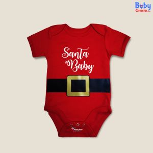 Baby Onesies PH Santa Baby Christmas Clothes Santa Hat 0-12 months Newborn Baby Girl Boy Bodysuit