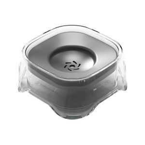 SKINJOY Large Capacity 2000ml Pet Floating Bowl Transparent Design Floating Filter Pet Water Feeder Clear View Anti-Spill Dog Water Dish For Cats Dogs