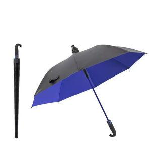 Self-retractable Double-layer Umbrella Semi-automatic Windproof Rain Umbrellas UV Outdoor