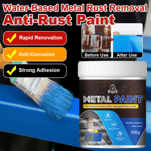 Water-based metal rust-free paint/ Colored steel tile renovation and rust fixer/ Eco-friendly odorless steel pipe rust remover/ Multi-color metallic paint/ Durable anti-rust paint