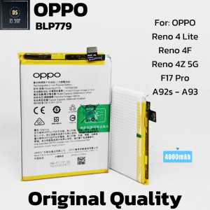 Baterai HP Oppo RENO 4 LITE / 4F / 4Z 5G / F17 PRO / A92S / A93 2020 / BLP-779 BLP779 Batre Batrai ORI