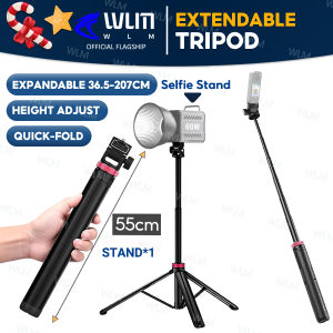 Portable Aluminum Light Stand Monopod Tripod Extendable Phone Tripod Selfie Stick Phone Vlog Tripod