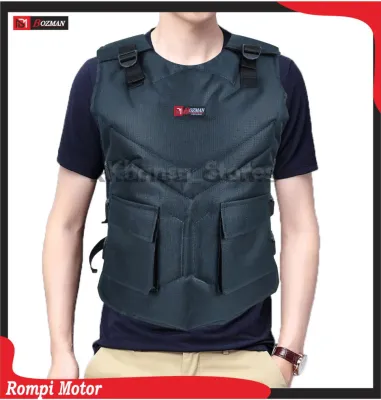 BIKERS ROMPI MOTOR BODY PROTECTOR ANTI ANGIN ANTI AIR | PELINDUNG DADA DEWASA | ROMPI TOURING PREMIUM 🏍️💨
