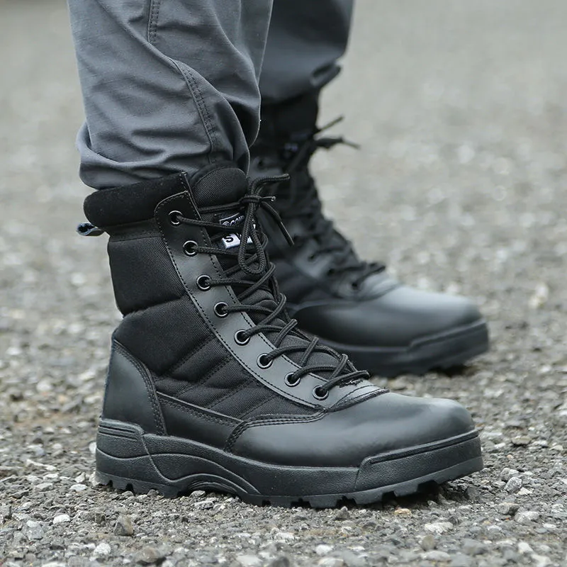 Unisex combat outlet boots