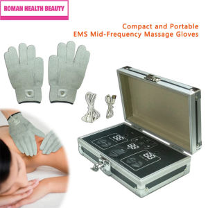 EMS Massage GlovesPortable Dds Bio Electric Body Massager for Pain Relief Muscle Recovery Rechargeable Handheld Therapy
