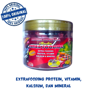 EXTRAFOODING (ALADIN) TOPLES 100 BUTIR - sarapan ayam berprotein kalsium mineral