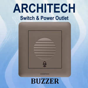 ARCHITECH INFINITY A69-K37 BROWN Doorbell 1W Buzzer SAKLAR